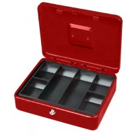 21534AS/61 Χρηματοκιβώτιο MR Χειρός Νο4 Κόκκινο Με Κλειδί (300x240x90) {G.K}