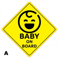 ΣΗΜΑ ΜΩΡΟ ΣΤΟ ΑΥΤΟΚΙΝΗΤΟ 12.5&#215;12.5cm - A