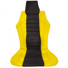 ΠΛΑΤΟΚΑΘΙΣΜΑ (P/M) SPORTING ΜΕ ΜΑΞΙΛΑΡΙ ΜΕΣΗΣ 1 ΤΕΜ. - ΜΑΥΡΟ/ΚΙΤΡΙΝΟ