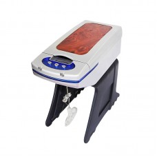 ΚΟΝΣΟΛΑ ΜΕ ΜΠΛΕ NEON LIGHT - ΑΣΗΜΙ/ΞΥΛΟ