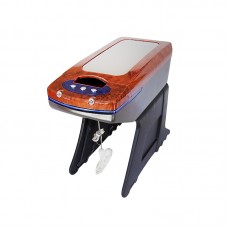 ΚΟΝΣΟΛΑ ΜΕ ΜΠΛΕ NEON LIGHT - ΞΥΛΟ/ΑΣΗΜΙ