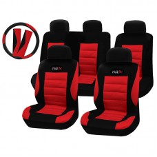 ΚΑΛΥΜΜΑΤΑ ΣΕΤ ΔΙΑΙΡΟΥΜΕΝΑ TYPE X (3 ΣΕ 1) 14 ΤΜΧ - ΜΑΥΡΟ/ΚΟΚΚΙΝΟ