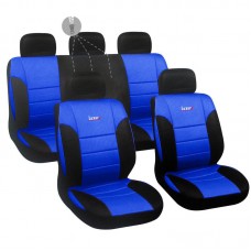 ΚΑΛΥΜΜΑΤΑ ΣΕΤ ΔΙΑΙΡΟΥΜΕΝΑ LUXURY (PU) 9 ΤΜΧ - ΜΑΥΡΟ/ΜΠΛΕ