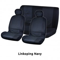 ΚΑΛΥΜΜΑΤΑ ΣΕΤ Α&#8217; ΠΟΙΟΤΗΤΑ VELOUR-JACQUARD 6 ΤΜΧ - Linkoping Navy