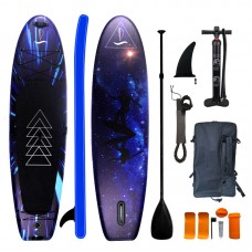 ΦΟΥΣΚΩΤΟ SUP FULL PRINT ΜΕ ΜΗΚΟΣ 3,40m - ΜΠΛΕ