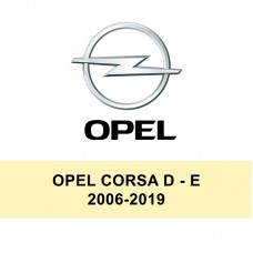 ΣΚΑΦΑΚΙΑ ΠΑΤΑΚΙΑ ΕΙΔΙΚΑ ΣΕΤ ΜΑΥΡΑ 4 ΤΜΧ - O.CORSA D-E 06-19