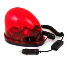 ΦΑΡΟΣ ΜΑΓΝΗΤΙΚΟΣ ΟΒΑΛ 12V - ΚΟΚΚΙΝΟ