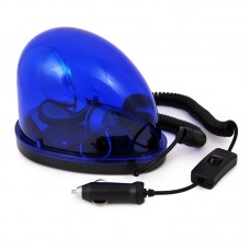 ΦΑΡΟΣ ΜΑΓΝΗΤΙΚΟΣ ΟΒΑΛ 12V - ΜΠΛΕ