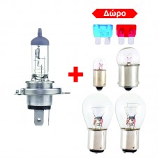 ΛΑΜΠΕΣ ΑΛΟΓΟΝΟΥ ΚΙΤ Η4 100/90W 7 ΤΜΧ