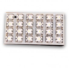 Λάμπα πλαφονιέρας με 24 LED, 35x65mm, λευκό 1 ΤΜΧ