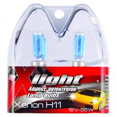 ΛΑΜΠΕΣ XENON H11 55W ΖΕΥΓΑΡΙ