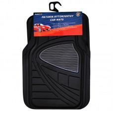 ΠΑΤΑΚΙΑ ΣΕΤ 4 ΤΕΜ PVC - ΜΑΥΡΟ/ΓΚΡΙ