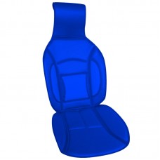 ΠΛΑΤΟΚΑΘΙΣΜΑ COZY POLYMESH + ΔΕΡΜΑΤΙΝΗ 1 ΤΜΧ - ΜΠΛΕ