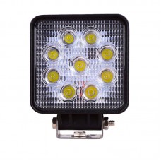 ΠΡΟΒΟΛΕΑΣ ΕΡΓΑΣΙΑΣ ΤΕΤΡΑΓΩΝΟΣ LED 27W 10-30V 1980LM, 6000K