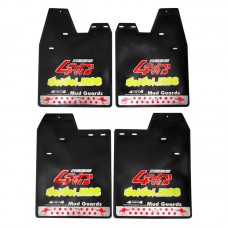 ΛΑΣΠΩΤΗΡΕΣ SUV 48x36cm 4ΤΜΧ - 4WD ΜΑΥΡΟ