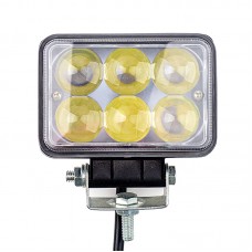 ΠΡΟΒΟΛΕΑΣ LED ΟΡΘΟΓΩΝΙΟΣ
18W 4D 10-30V ΛΕΥΚΟ ΦΩΣ