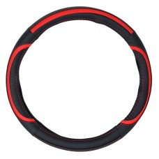 ΚΑΛΥΜΜΑ ΤΙΜΟΝΙΟΥ MIGGIE 38cm - ΜΑΥΡΟ/ΚΟΚΚΙΝΟ