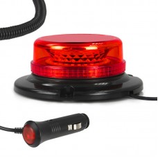 ΦΑΡΟΣ LED 12V-24V ΜΑΓΝΗΤΙΚΟΣ & ΒΙΔΩΤΟΣ - ΚΟΚΚΙΝΟ