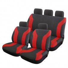 ΚΑΛΥΜΜΑΤΑ ΣΕΤ CHAMPION 9 ΤΜΧ - ΜΑΥΡΟ/ΚΟΚΚΙΝΟ