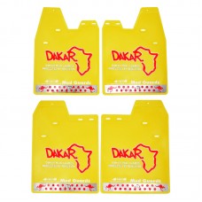 ΛΑΣΠΩΤΗΡΕΣ SUV 48x36cm 4ΤΜΧ - DAKAR ΚΙΤΡΙΝΟ