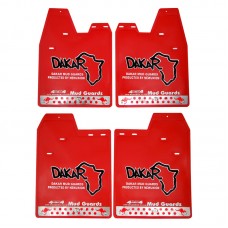 ΛΑΣΠΩΤΗΡΕΣ SUV 48x36cm 4ΤΜΧ - DAKAR ΚΟΚΚΙΝΟ