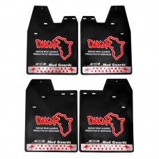 ΛΑΣΠΩΤΗΡΕΣ SUV 48x36cm 4ΤΜΧ - DAKAR ΜΑΥΡΟ