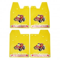 ΛΑΣΠΩΤΗΡΕΣ SUV 48x36cm 4ΤΜΧ - SUV ΚΙΤΡΙΝΟ