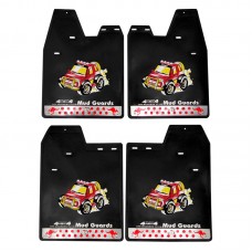 ΛΑΣΠΩΤΗΡΕΣ SUV 48x36cm 4ΤΜΧ - SUV ΜΑΥΡΟ