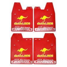 ΛΑΣΠΩΤΗΡΕΣ SUV 48x36cm 4ΤΜΧ - ΚΑΓΚΟΥΡΟ ΚΟΚΚΙΝΟ