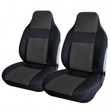 ΚΑΛΥΜMATA ΜΠΡΟΣΤΙΝΑ EASY FIT ΜΕ ΟΣΦΥΪΚΗ ΥΠΟΣΤΗΡΙΞΗ 2 ΤΜΧ - ΜΑΥΡΟ/ΓΚΡΙ